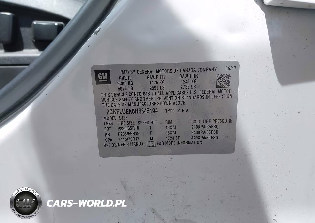 2017 GMC Terrain Slt VIN:2GKFLUEK5H6345194 - 9
