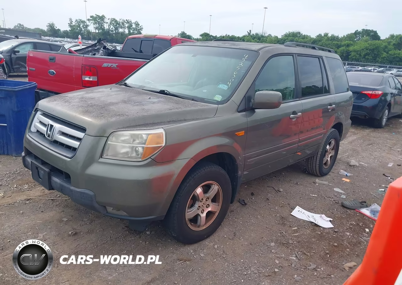 2007 Honda Pilot Ex-L VIN:2HKYF18507H538847 - 2