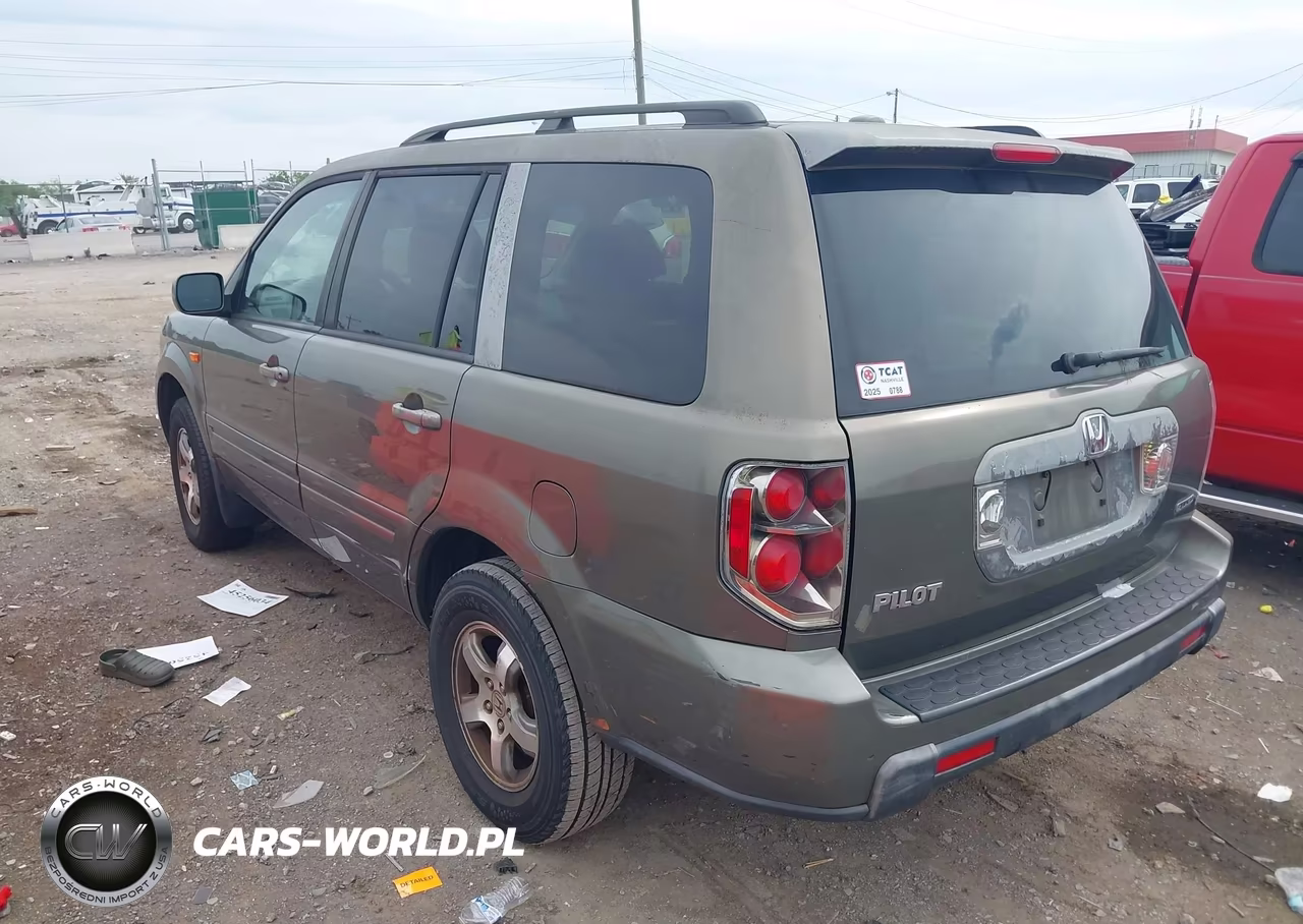 2007 Honda Pilot Ex-L VIN:2HKYF18507H538847 - 3