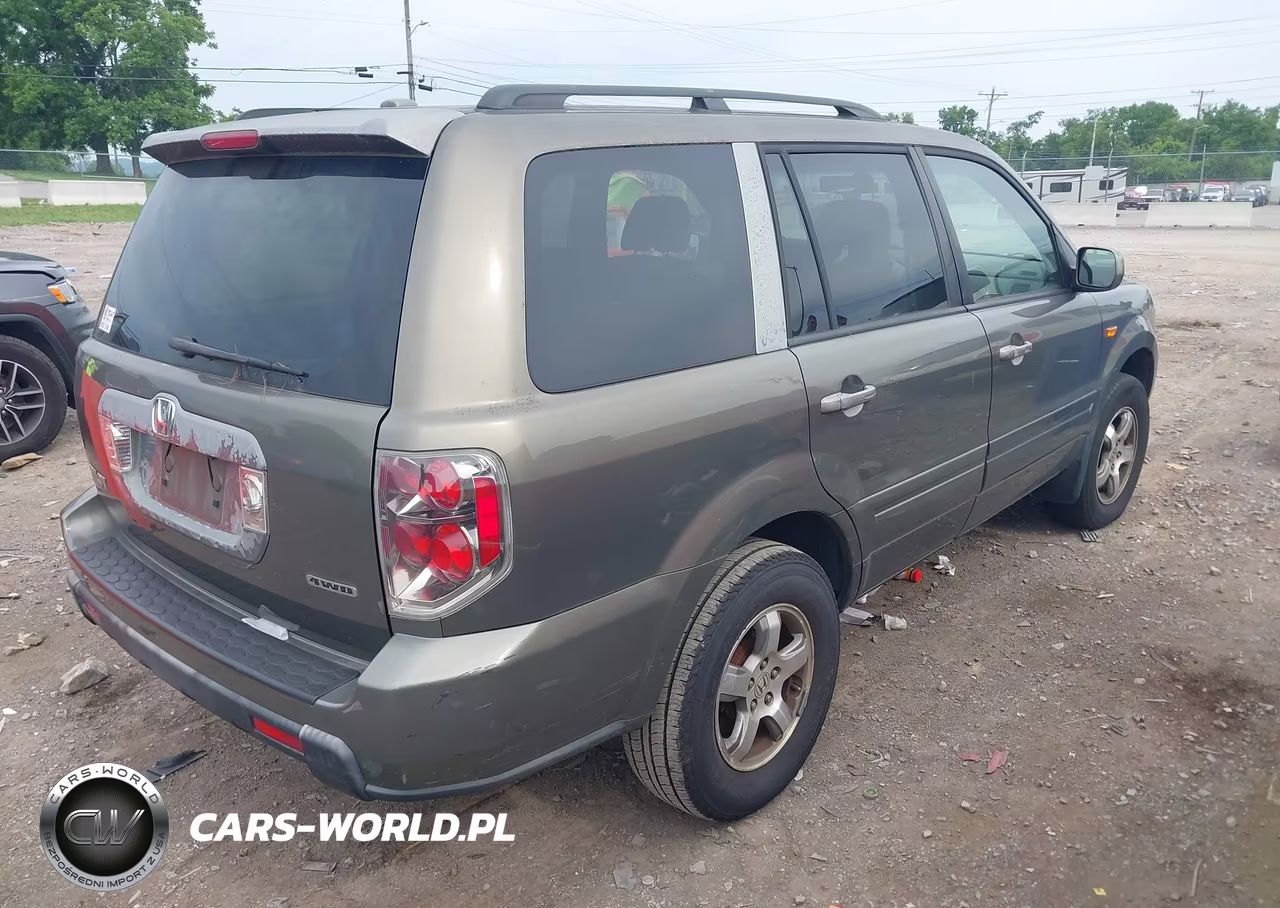 2007 Honda Pilot Ex-L VIN:2HKYF18507H538847 - 4