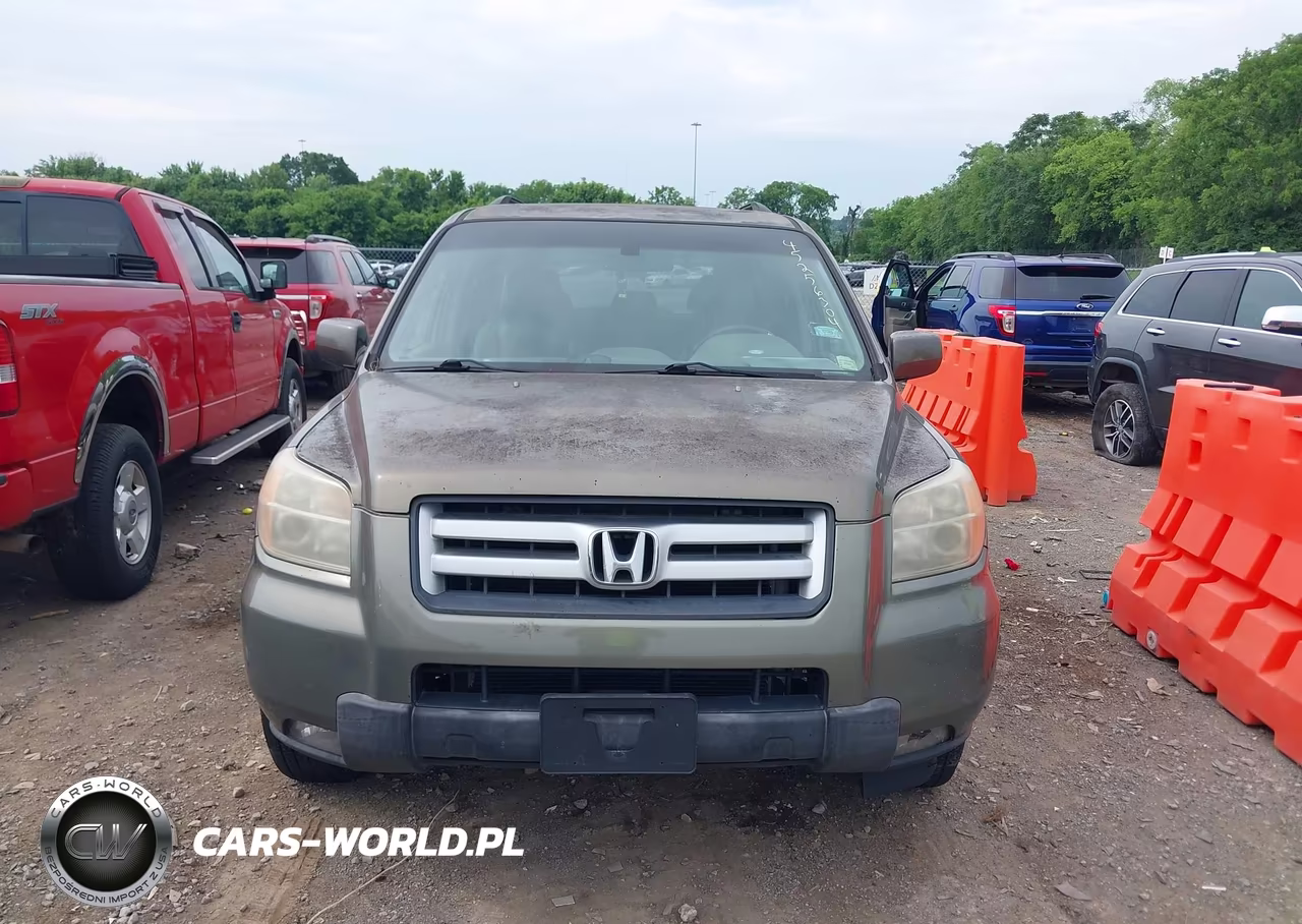 2007 Honda Pilot Ex-L VIN:2HKYF18507H538847 - 6