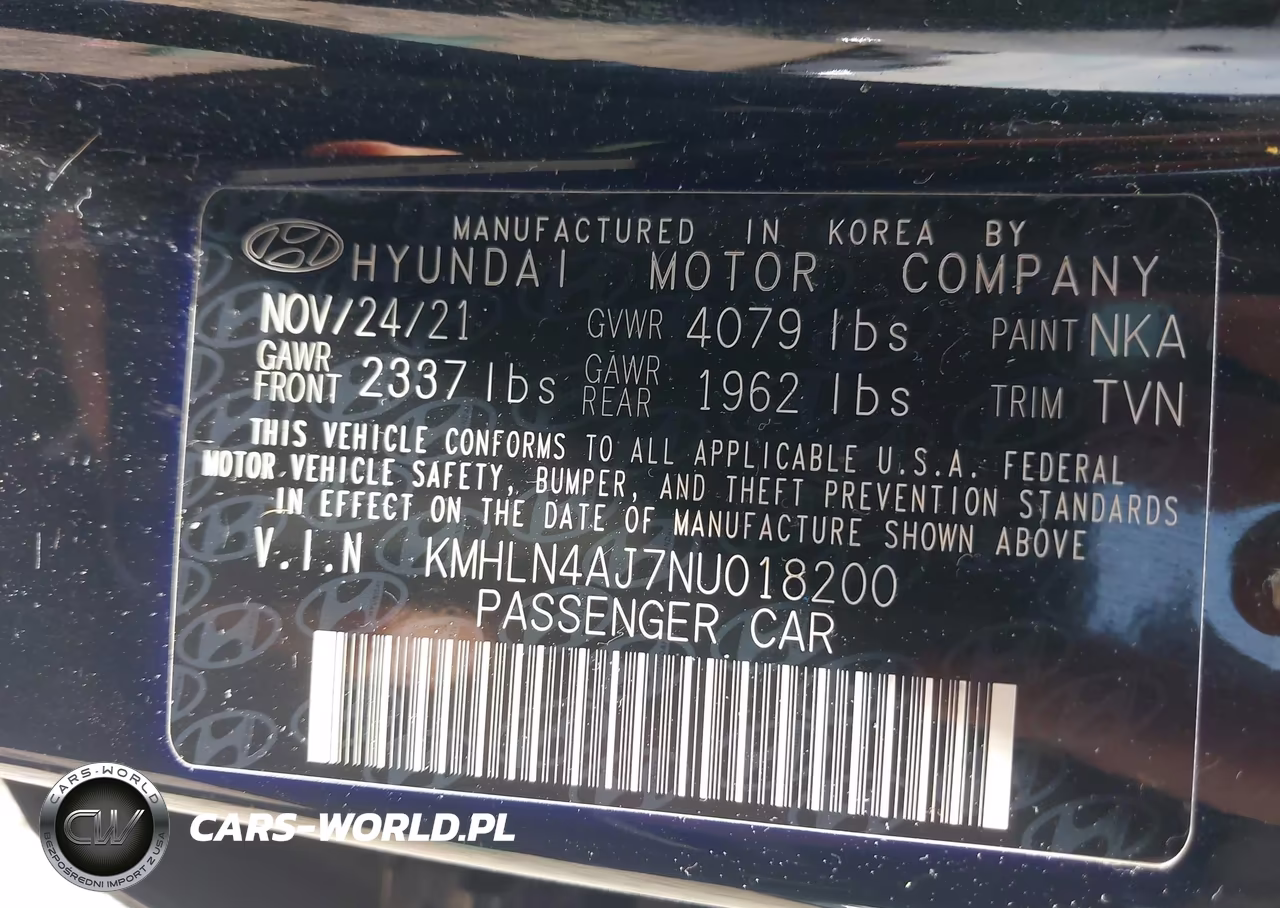 2022 Hyundai Elantra Hybrid Limited VIN:KMHLN4AJ7NU018200 - 9