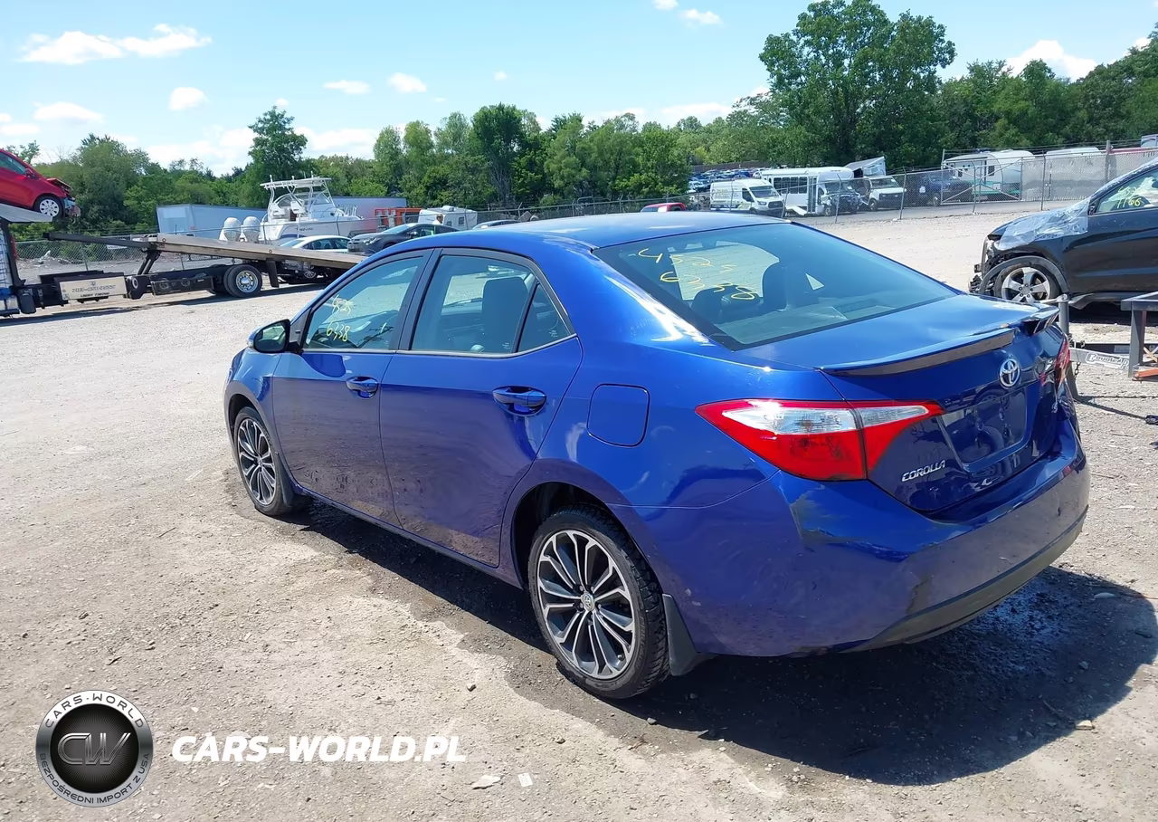 2015 Toyota Corolla S Plus VIN:2T1BURHE6FC347607 - 3