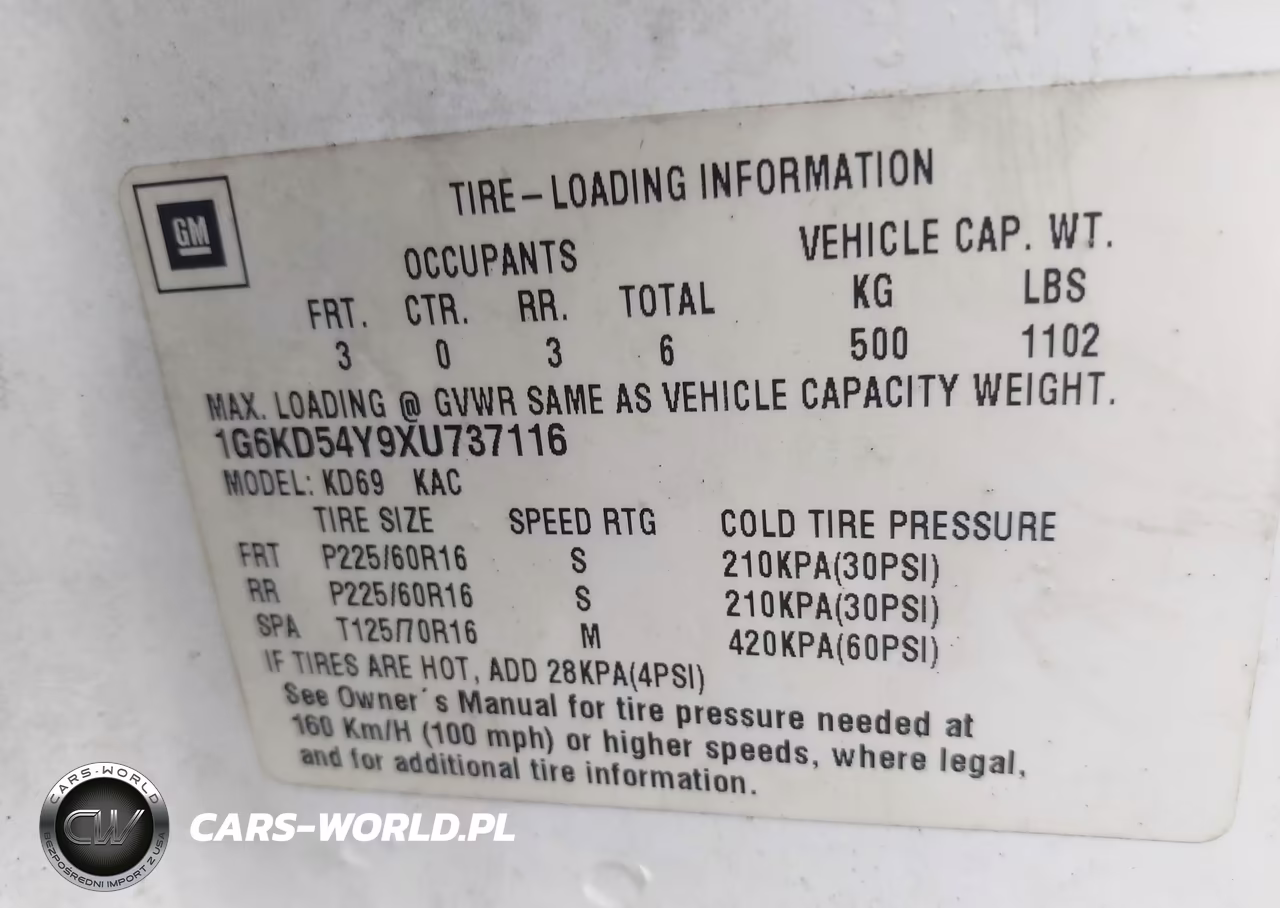 1999 Cadillac Deville Standard VIN:1G6KD54Y9XU737116 - 9