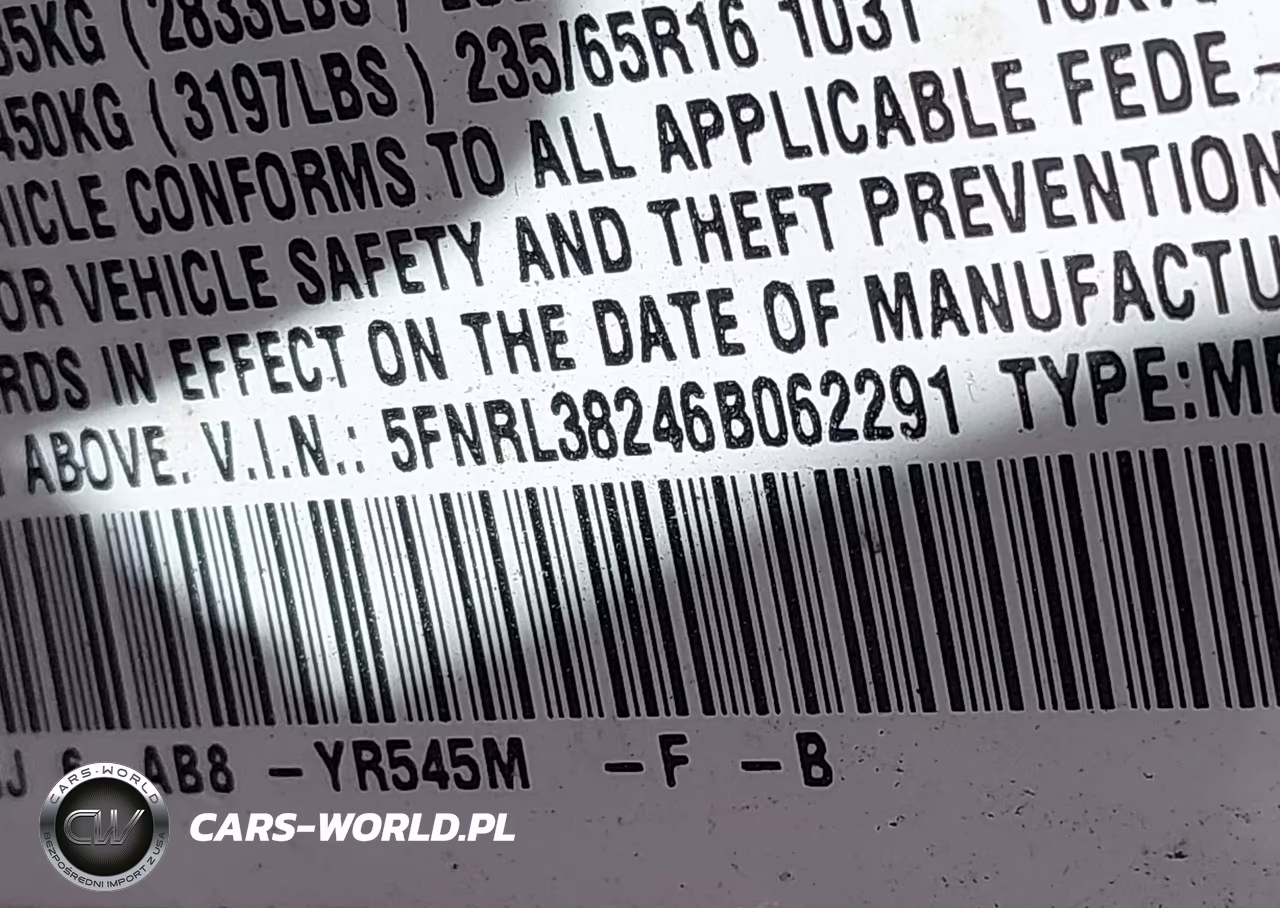 2006 Honda Odyssey Lx VIN:5FNRL38246B062291 - 9