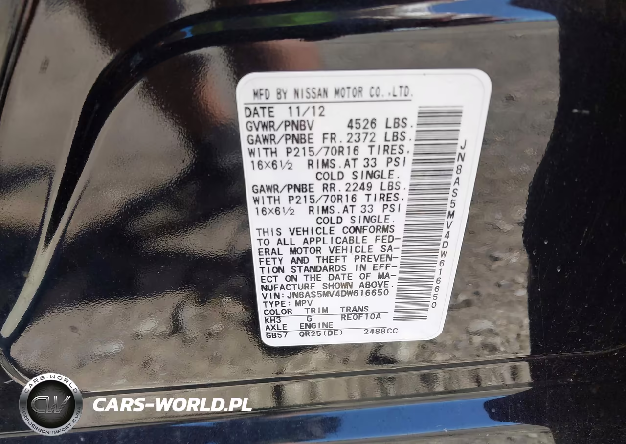 2013 Nissan Rogue S VIN:JN8AS5MV4DW616650 - 9