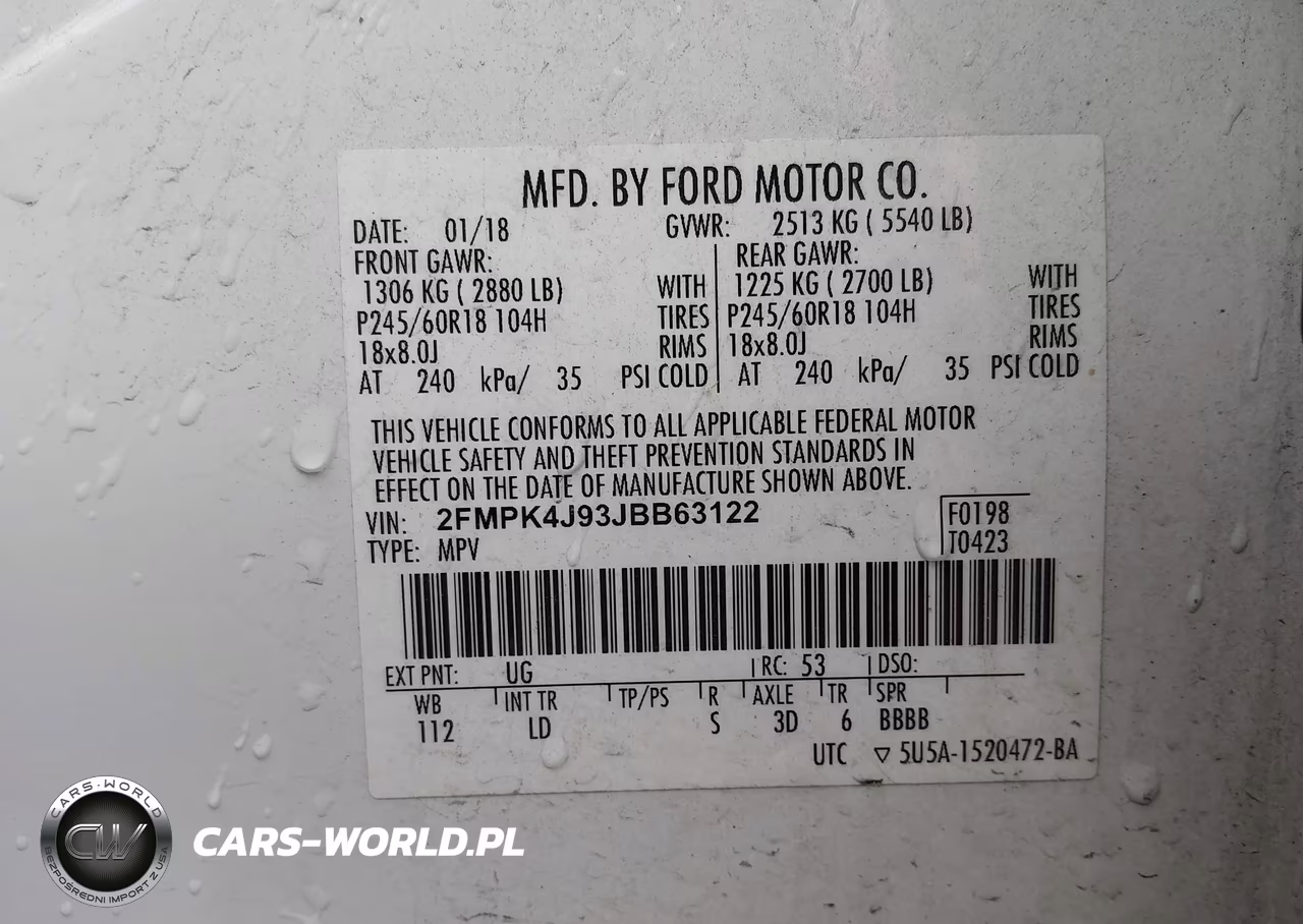 2018 Ford Edge Sel VIN:2FMPK4J93JBB63122 - 9