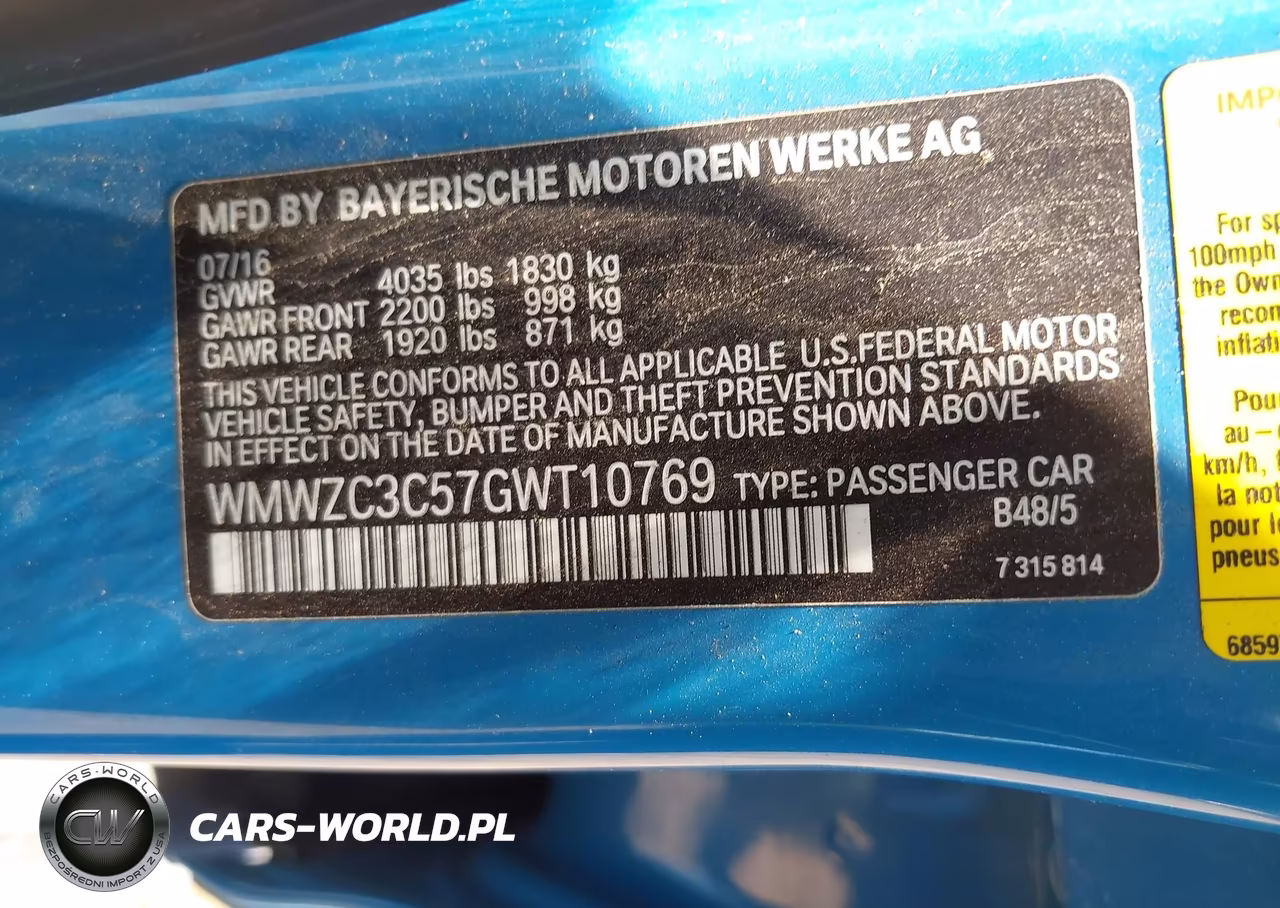 2016 Mini Countryman Cooper S VIN:WMWZC3C57GWT10769 - 9