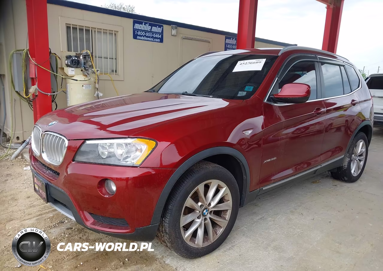 2013 BMW X3 xDrive28I VIN:5UXWX9C50D0A19303 - 2