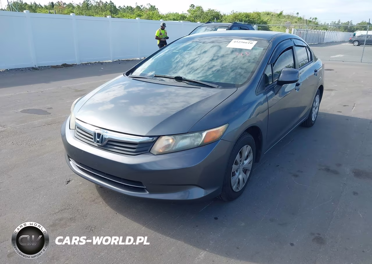 2012 Honda Civic Lx VIN:19XFB2F54CE034828 - 2