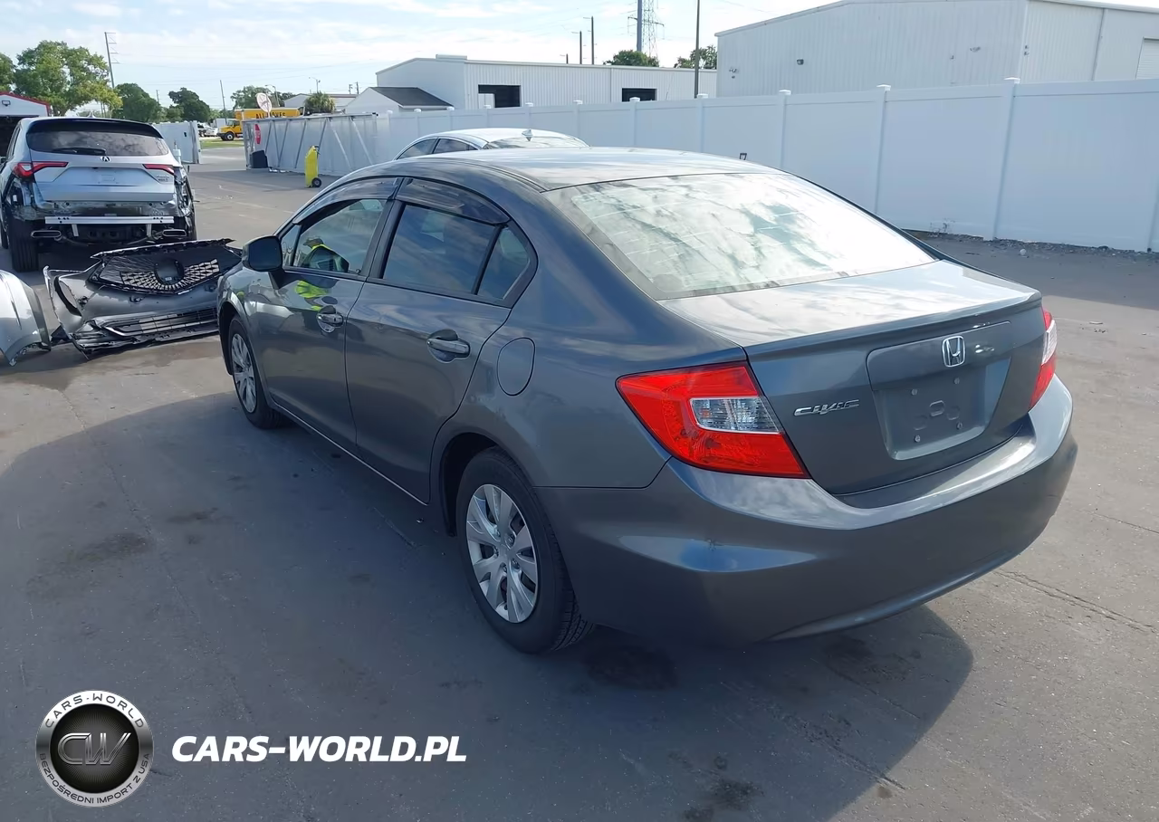 2012 Honda Civic Lx VIN:19XFB2F54CE034828 - 3