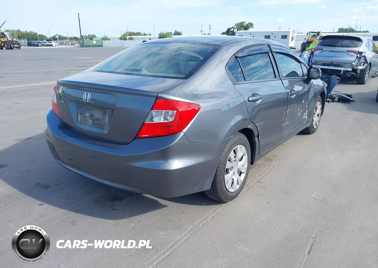 2012 Honda Civic Lx VIN:19XFB2F54CE034828 - 4