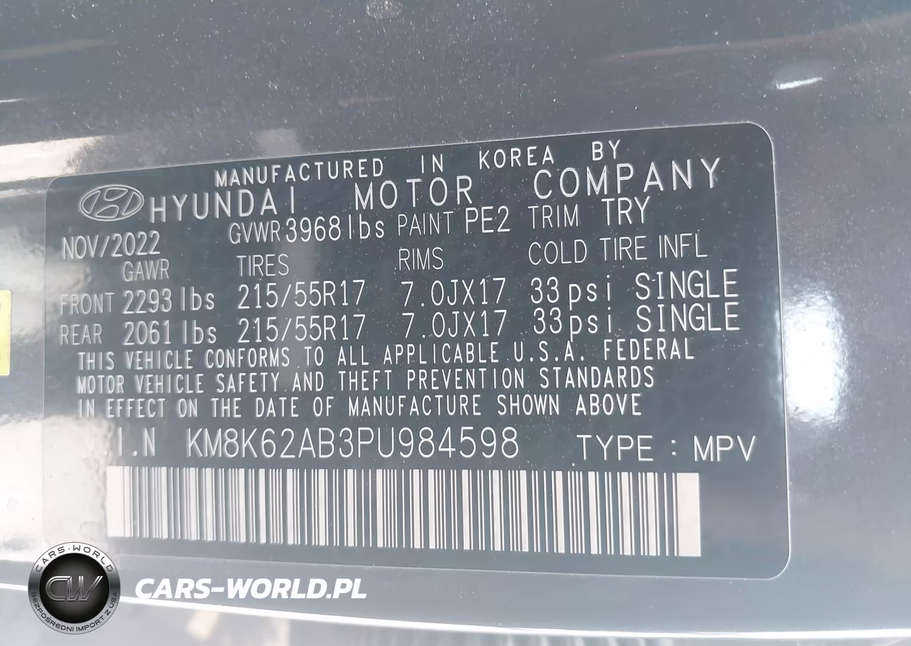 2023 Hyundai Kona Sel VIN:KM8K62AB3PU984598 - 9