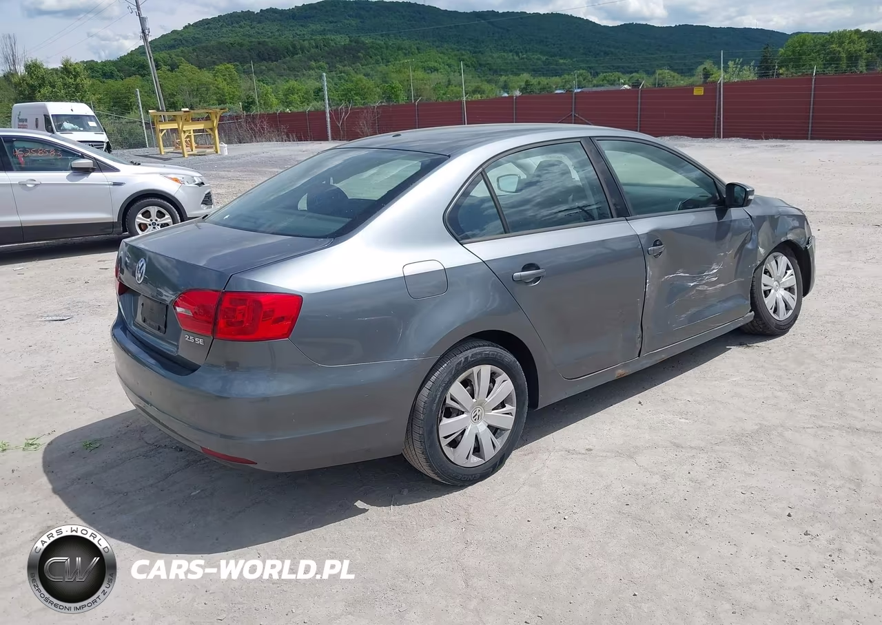 2012 Volkswagen Jetta 2.5L Se VIN:3VWDP7AJ7CM020869 - 4