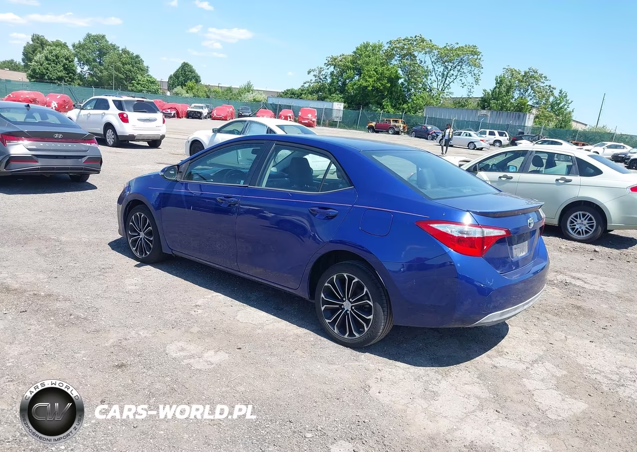 2014 Toyota Corolla S Plus VIN:2T1BURHE7EC099026 - 3