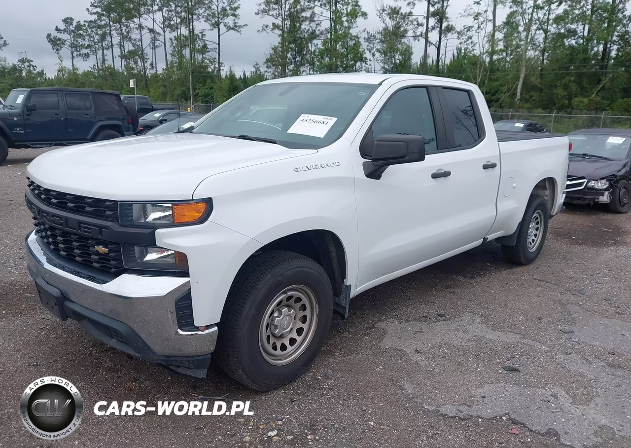 2020 Chevrolet Silverado 1500 2Wd Standard Bed Wt VIN:1GCRWAEF5LZ261097 - 2