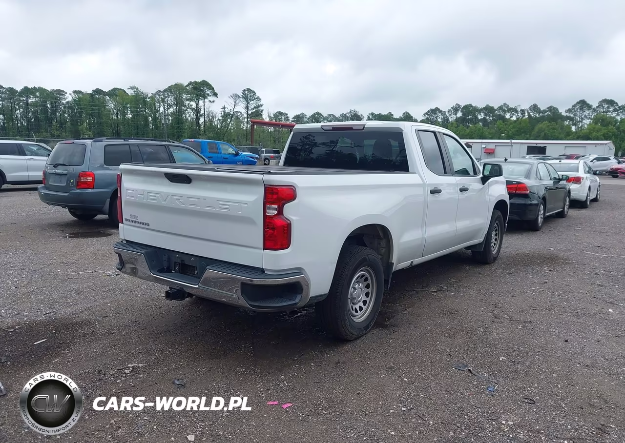 2020 Chevrolet Silverado 1500 2Wd Standard Bed Wt VIN:1GCRWAEF5LZ261097 - 4