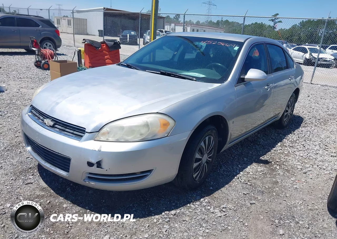 2008 Chevrolet Impala Police VIN:2G1WS553889260936 - 2