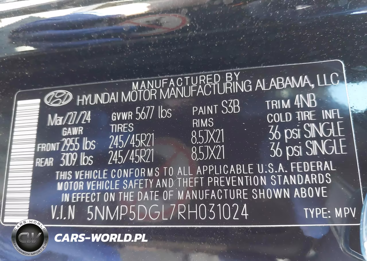 2024 Hyundai Santa Fe Calligraphy VIN:5NMP5DGL7RH031024 - 9