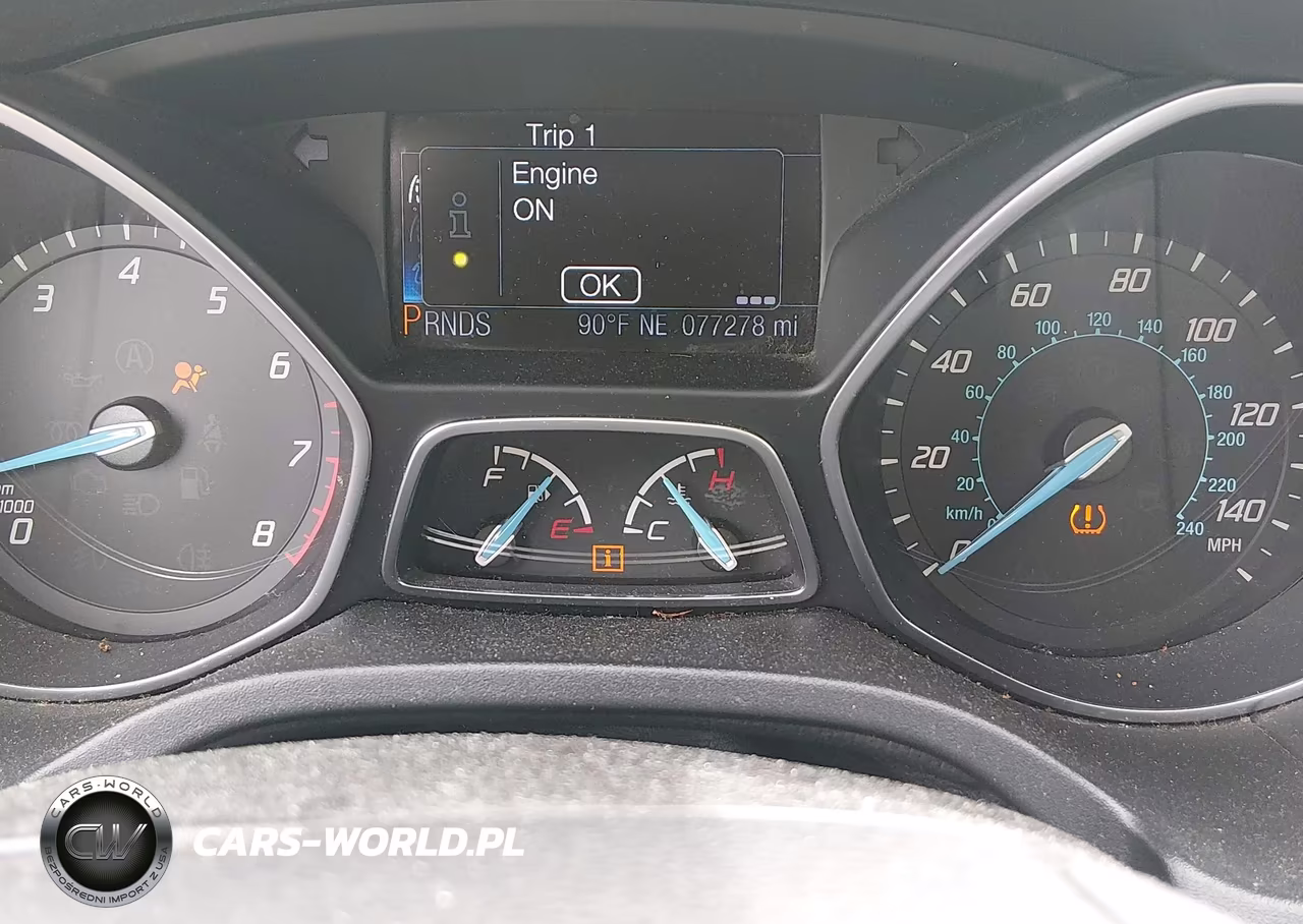 2014 Ford Focus Titanium VIN:1FADP3J26EL105412 - 7