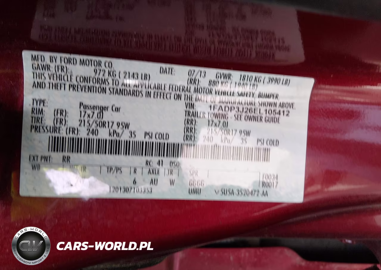 2014 Ford Focus Titanium VIN:1FADP3J26EL105412 - 9