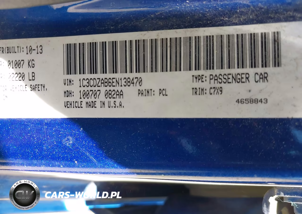 2014 Dodge Avenger Se VIN:1C3CDZAB6EN138470 - 9