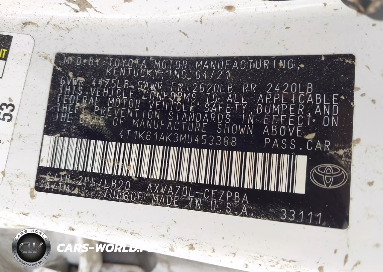 2021 Toyota Camry Xse VIN:4T1K61AK3MU453388 - 9