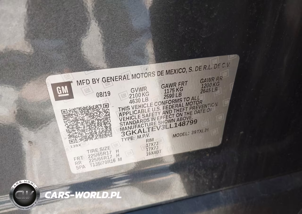2020 GMC Terrain Awd Sle VIN:3GKALTEV3LL148799 - 9