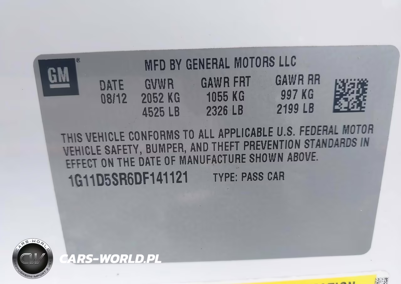 2013 Chevrolet Malibu Eco VIN:1G11D5SR6DF141121 - 9