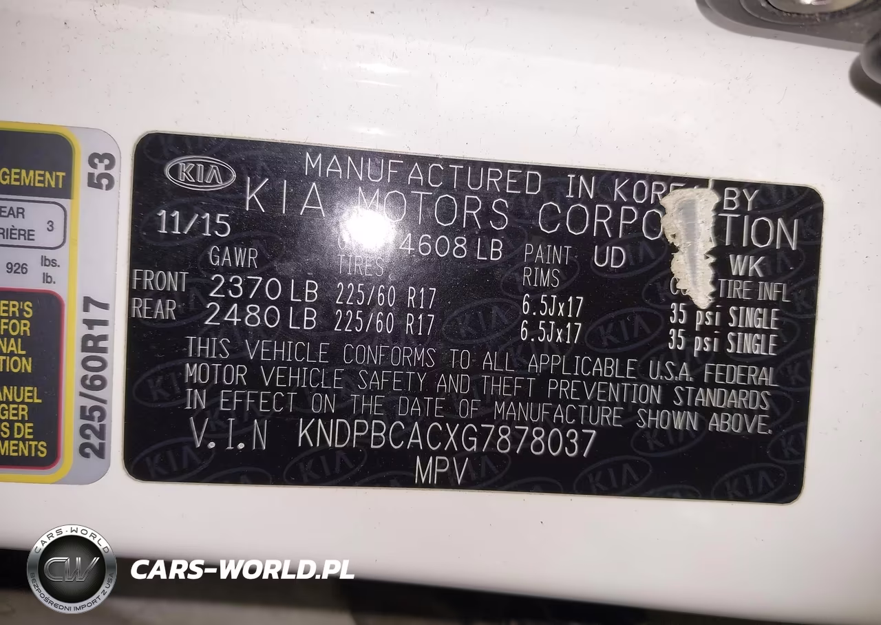 2016 Kia Sportage Lx VIN:KNDPBCACXG7878037 - 9