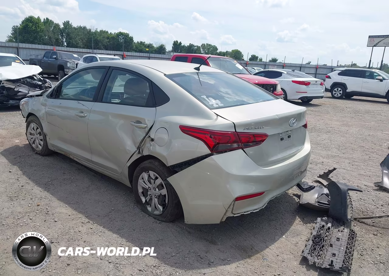 2019 Hyundai Accent Se VIN:3KPC24A32KE070701 - 3