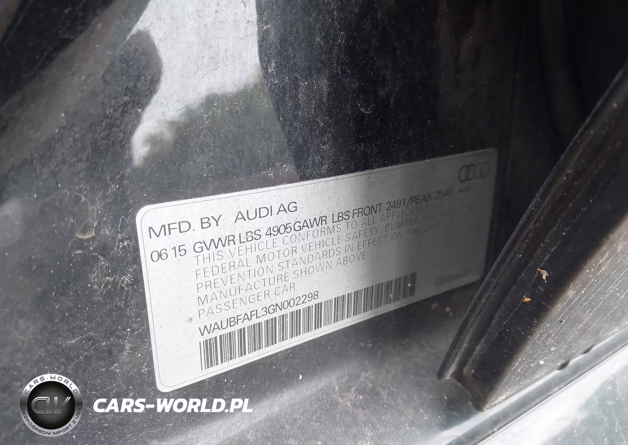 2016 Audi A4 2.0T Premium VIN:WAUBFAFL3GN002298 - 9