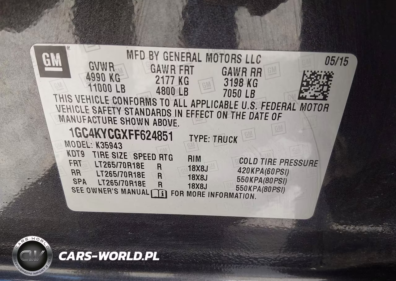 2015 Chevrolet Silverado 3500Hd Wt VIN:1GC4KYCGXFF624851 - 9