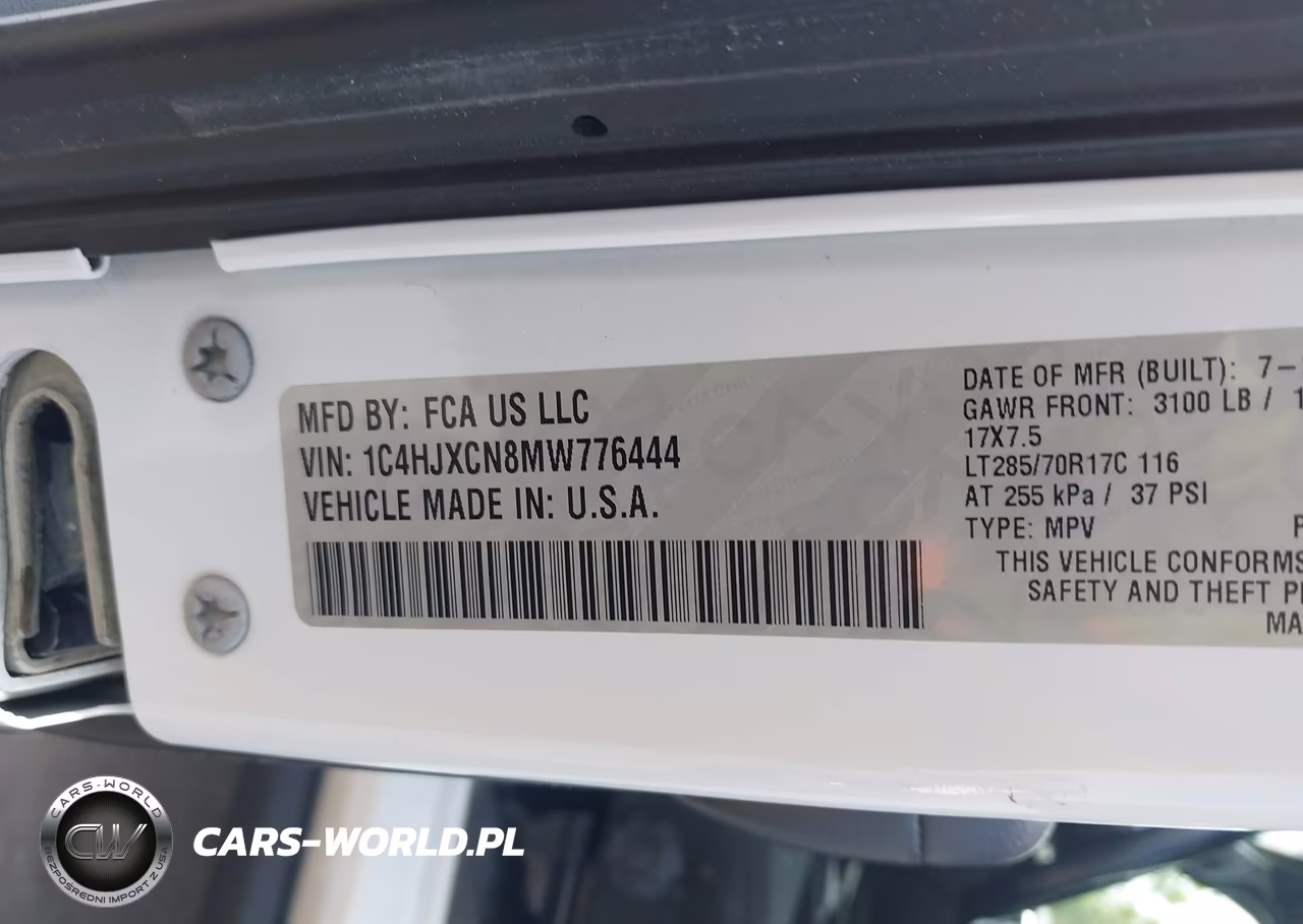 2021 Jeep Wrangler Rubicon 4X4 VIN:1C4HJXCN8MW776444 - 9