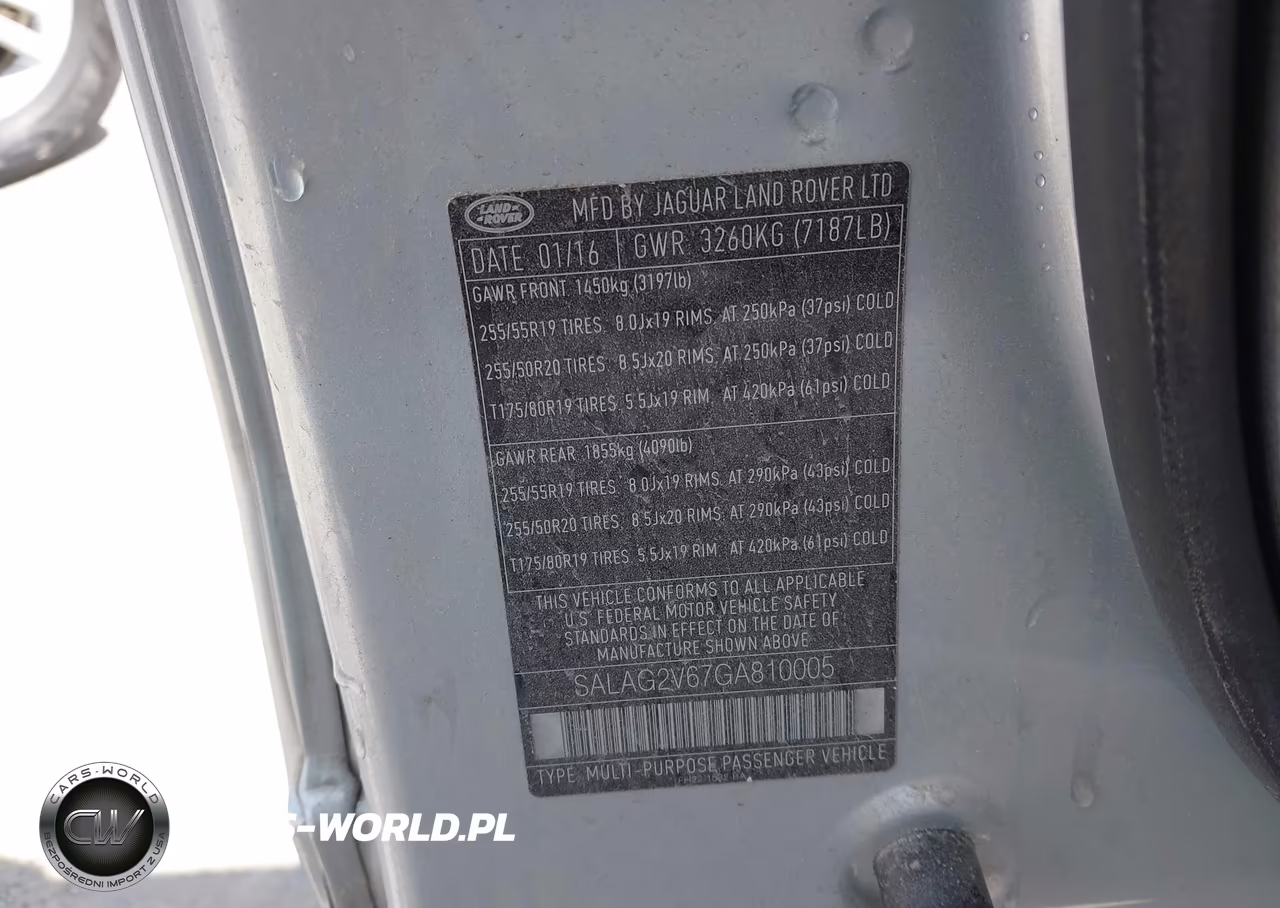 2016 Land Rover Lr4 VIN:SALAG2V67GA810005 - 9