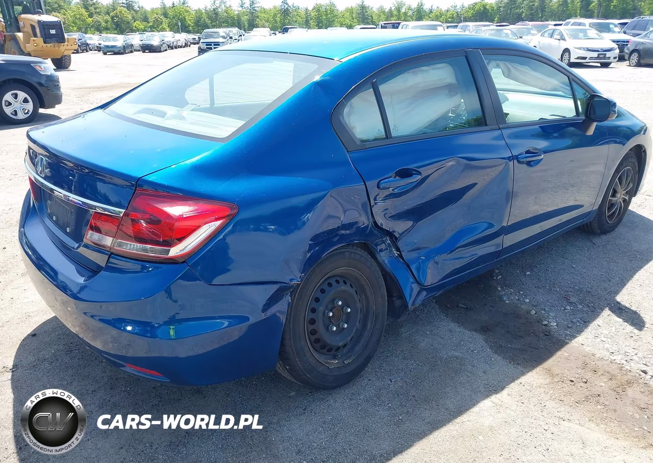 2013 Honda Civic Lx VIN:2HGFB2F51DH546098 - 4