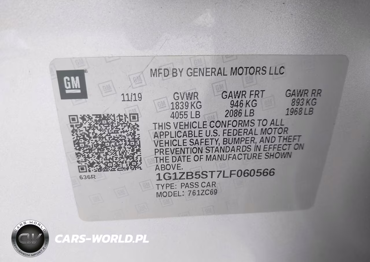 2020 Chevrolet Malibu Fwd Ls VIN:1G1ZB5ST7LF060566 - 9