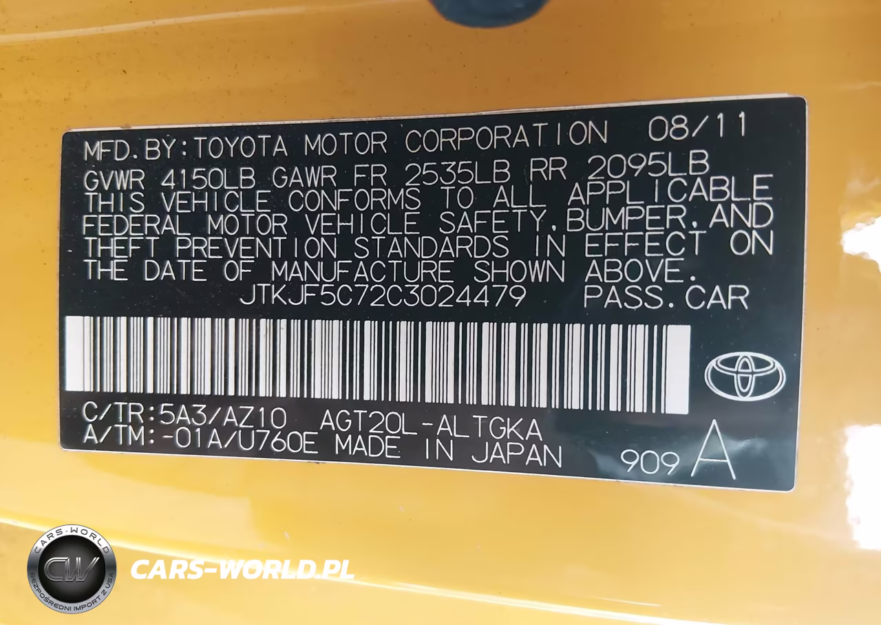 2012 Scion Tc Release Series 7.0 VIN:JTKJF5C72C3024479 - 9