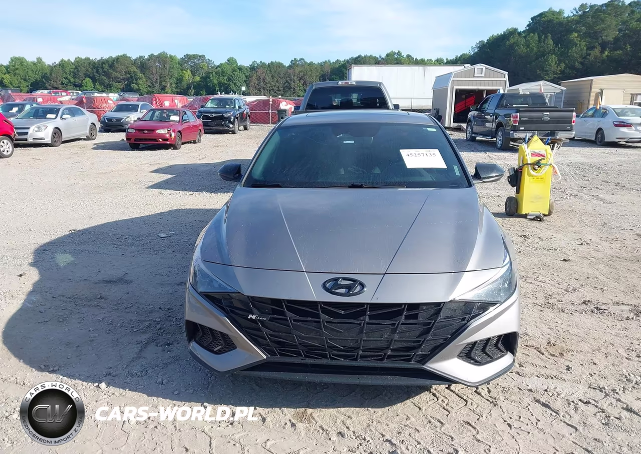 2022 Hyundai Elantra N Line VIN:KMHLR4AF4NU313352 - 13