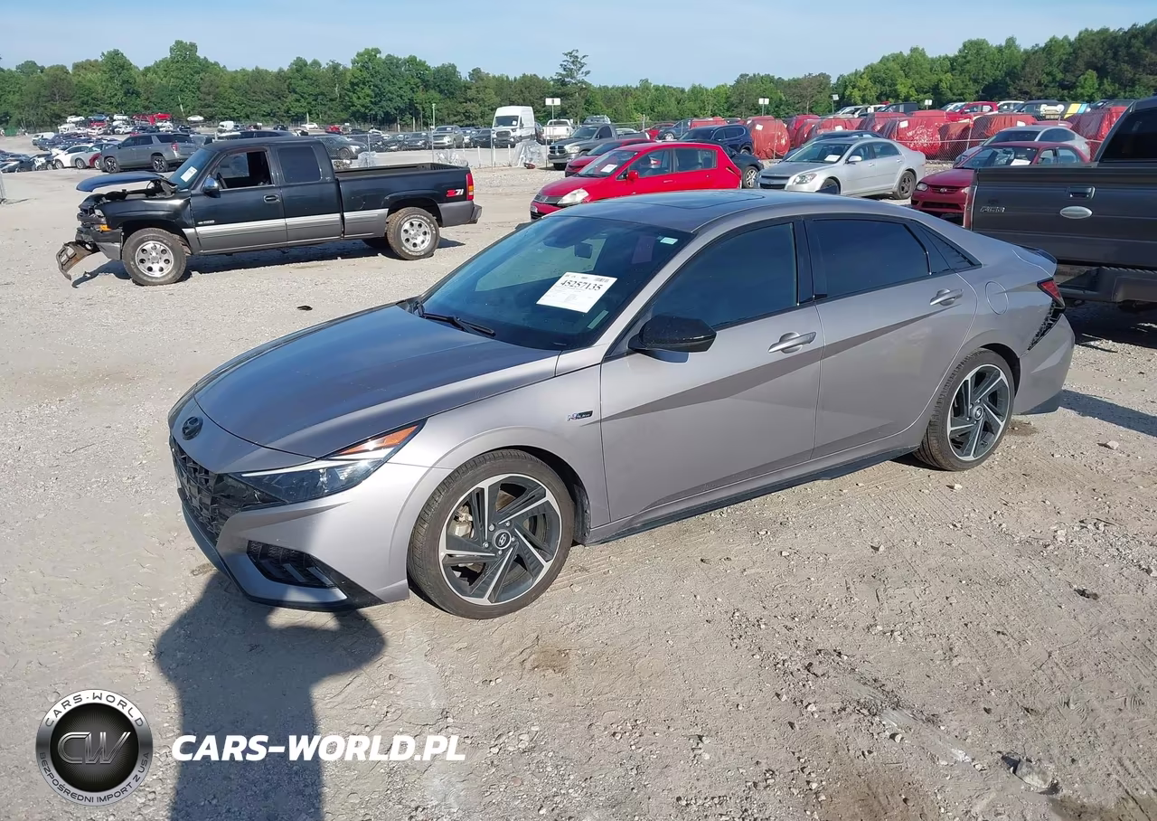2022 Hyundai Elantra N Line VIN:KMHLR4AF4NU313352 - 2