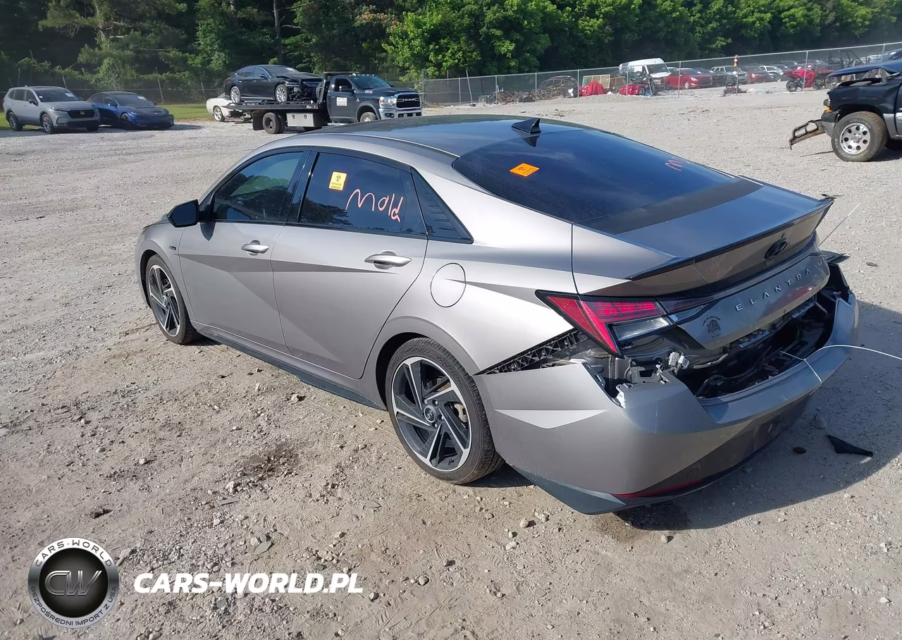 2022 Hyundai Elantra N Line VIN:KMHLR4AF4NU313352 - 3
