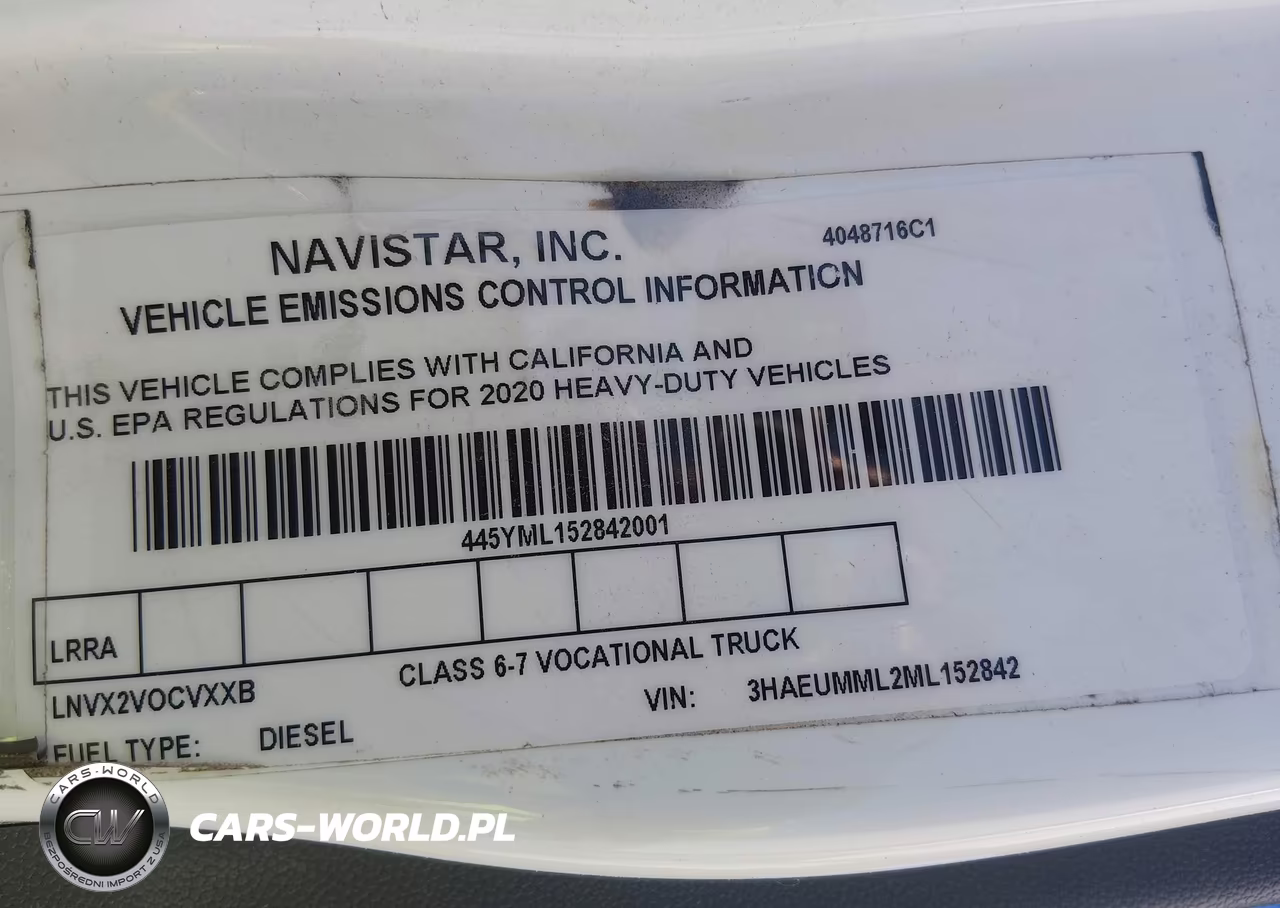 2021 International Mv VIN:3HAEUMML2ML152842 - 9