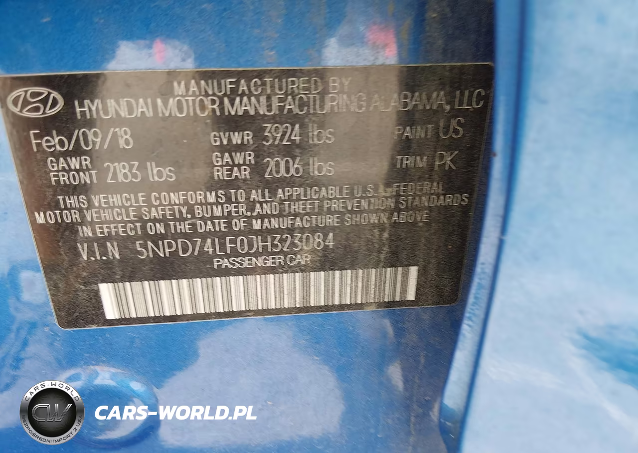 2018 Hyundai Elantra Se VIN:5NPD74LF0JH323084 - 9