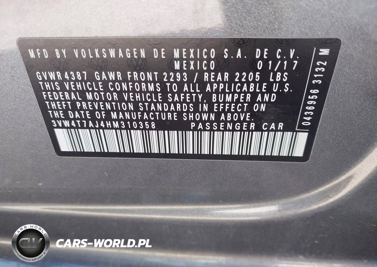 2017 Volkswagen Jetta Gli VIN:3VW4T7AJ4HM310358 - 9