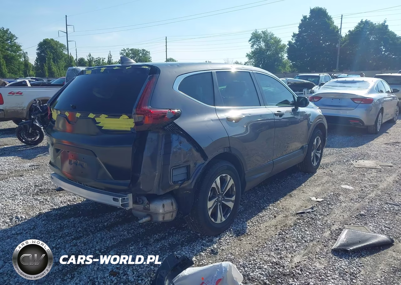 2020 Honda Cr-V Awd Lx VIN:2HKRW2H24LH605394 - 4