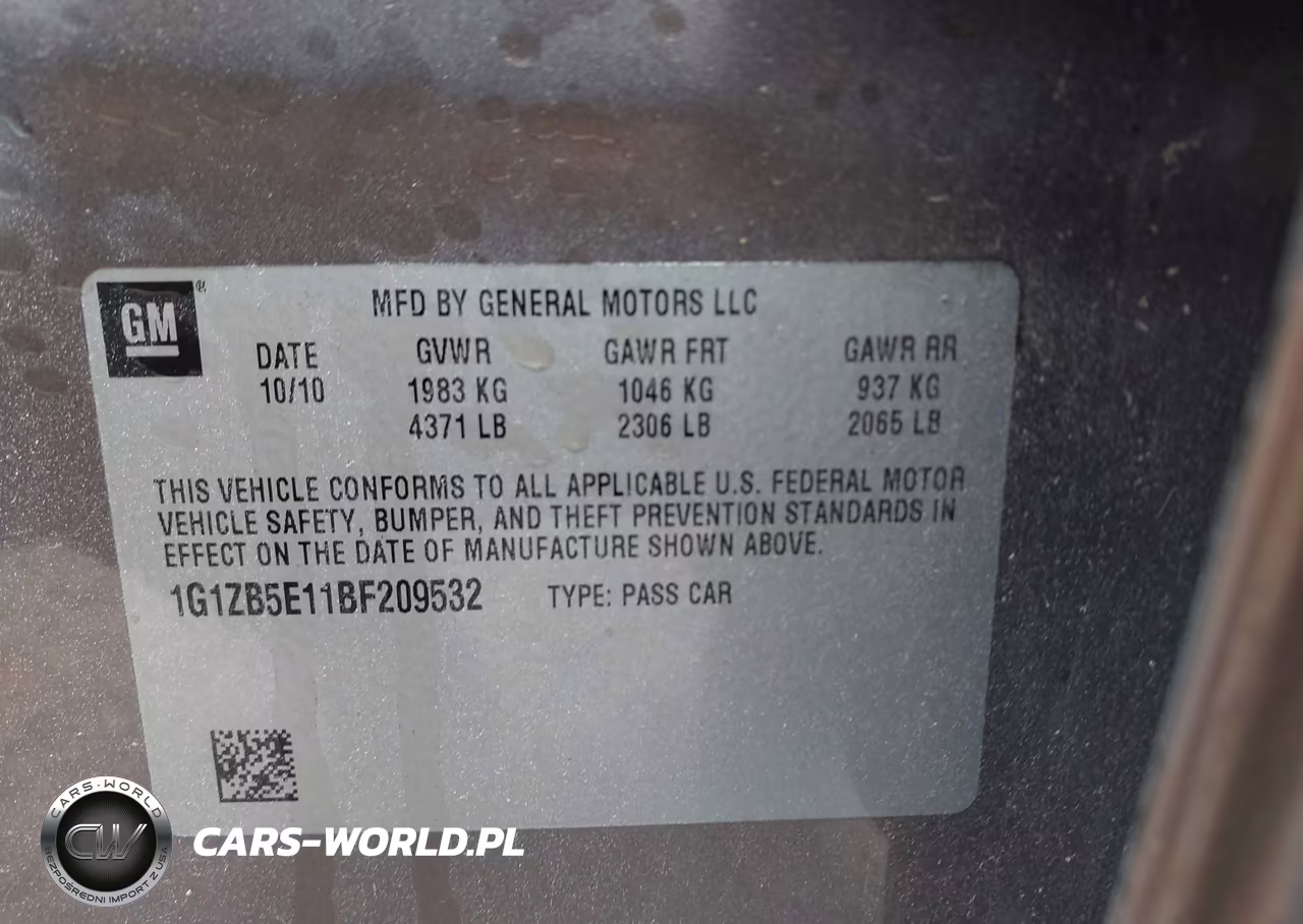 2011 Chevrolet Malibu Ls VIN:1G1ZB5E11BF209532 - 9