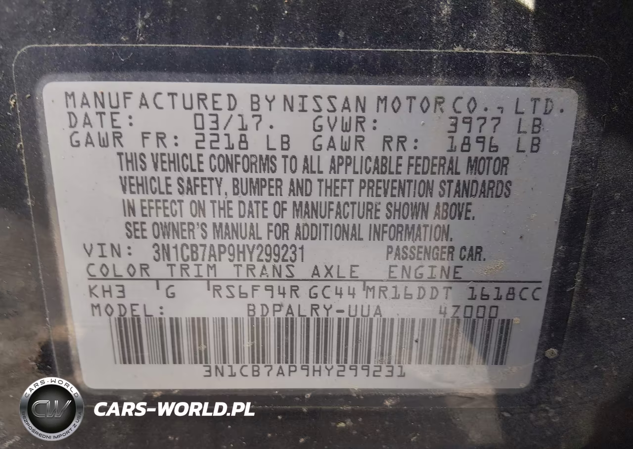 2017 Nissan Sentra Sr Turbo VIN:3N1CB7AP9HY299231 - 9