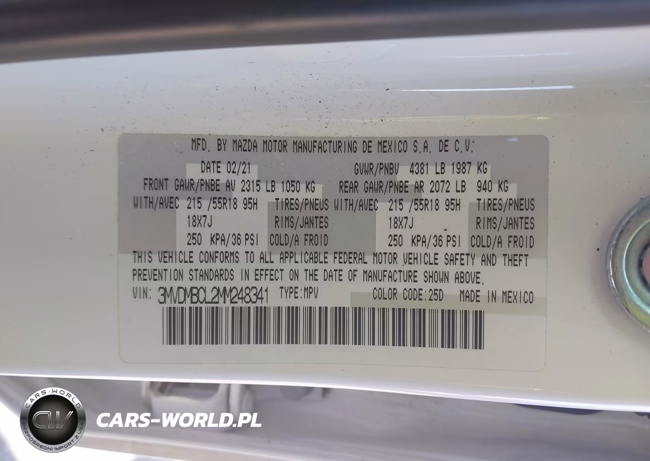 2021 Mazda Cx-30 Preferred VIN:3MVDMBCL2MM248341 - 9