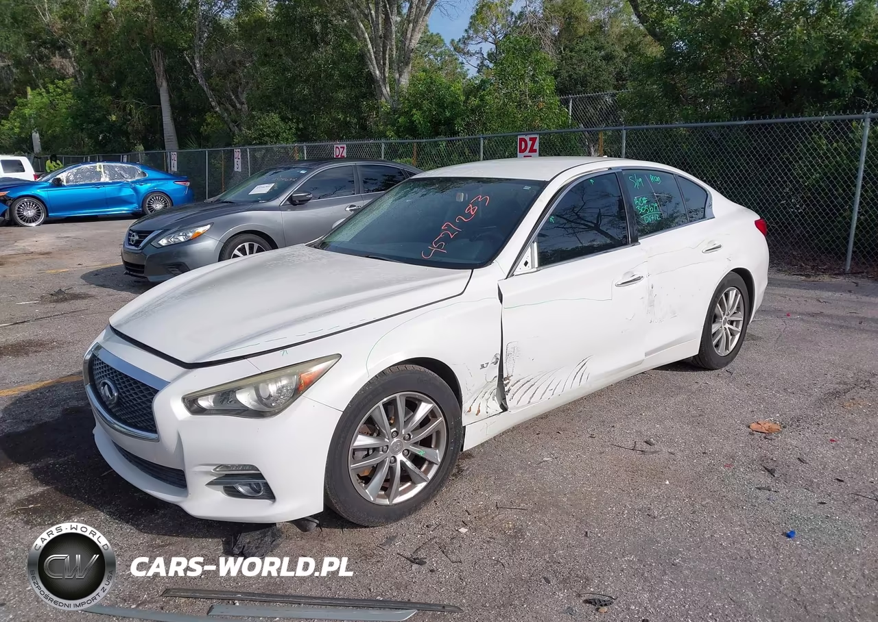 2014 Infiniti Q50 VIN:JN1BV7AP7EM691884 - 2