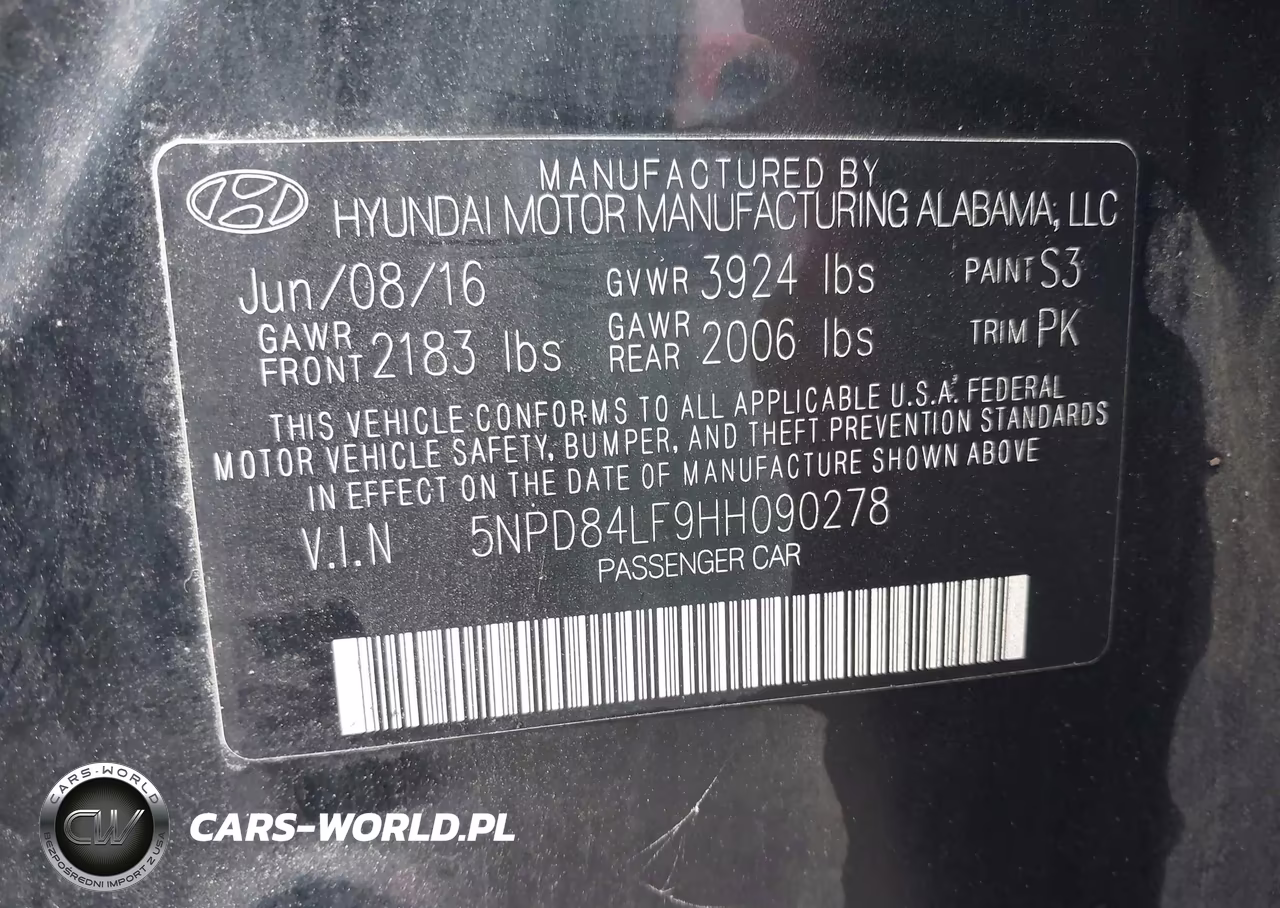 2017 Hyundai Elantra Se VIN:5NPD84LF9HH090278 - 9
